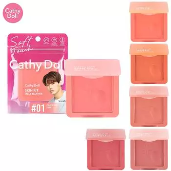 Желейные румяна Cathy Doll Skin Fit, Soft Touch, №01-№06, 6 г - Thai Cosmetic