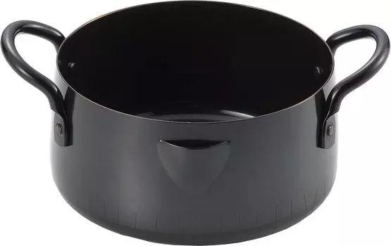 Железная кастрюля для темпура Yoshikawa Same Pattern 16 см НОВАЯ Gourmet Power Сделано в Японии Подарочная упаковка Характеристики SJ3171 Емкость 0,8 л