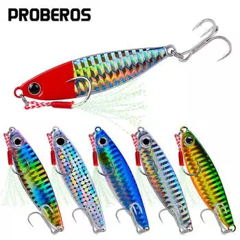 Железная пластина с крючком для резервуара с кровью, металлическая ложная приманка, рыболовная наживка, окунь, принадлежности для рыболовных снастей 6#30g