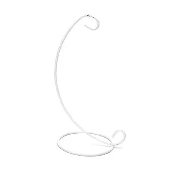 Железная подставка для растений, держатель для подвесной вазы из прозрачного стекла, домашний декор