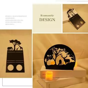 Железная подставка для свечей, прочная, превосходная подставка для лося A