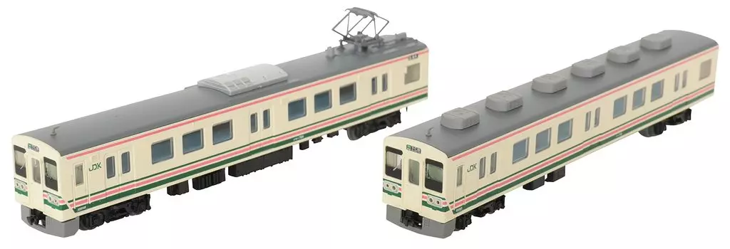 Железнодорожная коллекция Tetsukore Joshin Electric Railway Type 700 704 Formation 107 Series Revival Color Set A Diorama Supplies First Order Limited 313595 зелёный