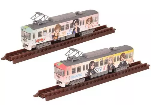 Железнодорожная коллекция Tetsukore Keihan Electric Railway Otsu Line 700, второстепенный вагон, набор для упаковки K-ON! 2-машина