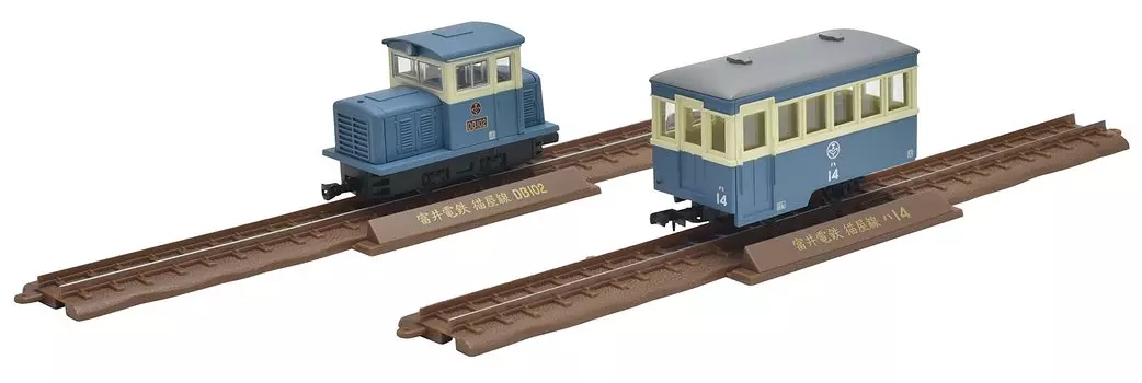 Железнодорожная коллекция Tetsukore Narrow Gauge 80 Nekoya Line Недавно окрашенный набор Diorama Supplies First Order Limited 313618 DB102/Ha14 2-вагонный