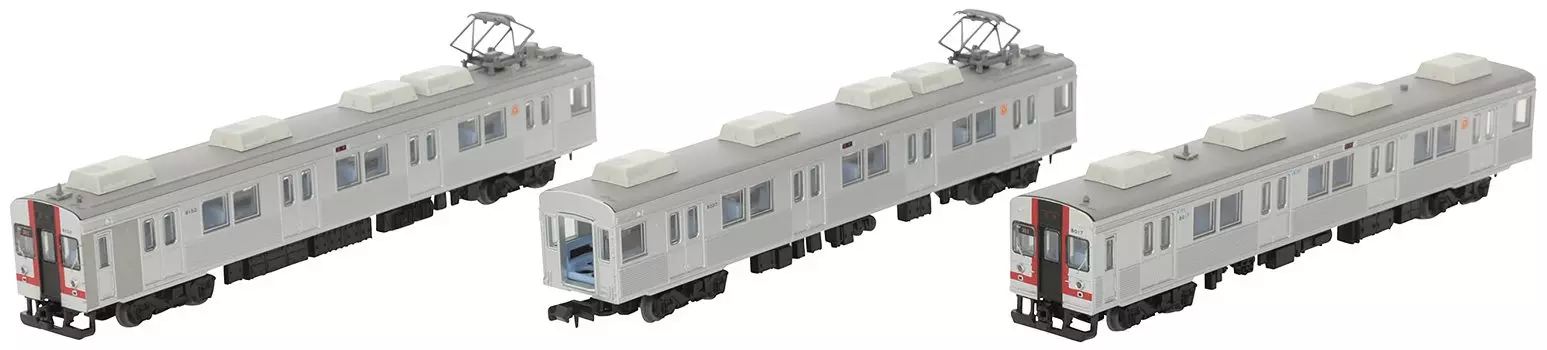 Железнодорожная коллекция Железная коллекция Izukyu 8000 Series Painting Set C Diorama Supplies First Order Limited 316374 TA-7 Formation/Event 3-вагонный