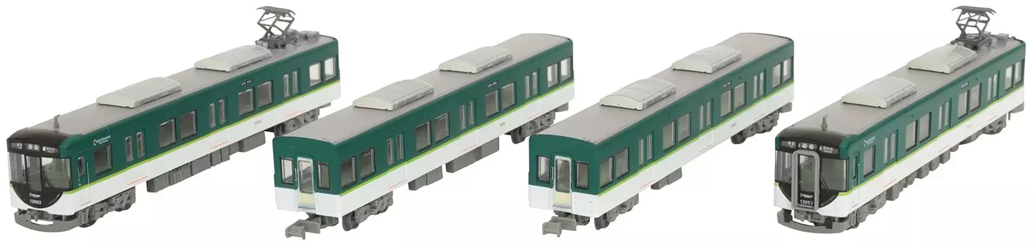 Железнодорожная коллекция Железная коллекция Keihan Electric Railway 13000 Series Set A Diorama Supplies First Order Limited 318286 4-вагонный (Производитель
