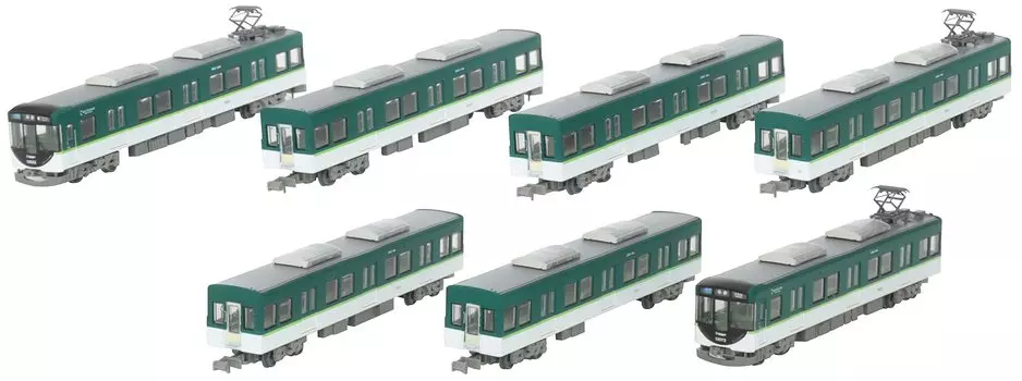 Железнодорожная коллекция Железная коллекция Keihan Electric Railway 13000 Series Set C Diorama Supplies First Order Limited 318309 7-вагонный (Производитель