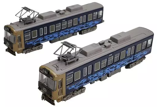 Железнодорожная коллекция Железнодорожная коллекция Keihan Electric Railway Otsu Line Type 600 4th Edition Biwa Corridor of and Light Set Diorama Supplies 322221