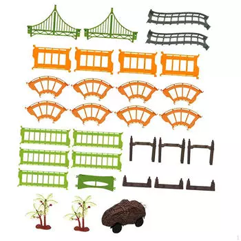 Железнодорожный путь игрушечный рельс DIY динозавр для детей гибкая игра