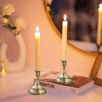 Железное искусство DIY Декоративные изделия ручной работы Подсвечник для гостиной Украшения для рабочего стола Атмосфера Уникальный металлический домашний декор для вечеринки