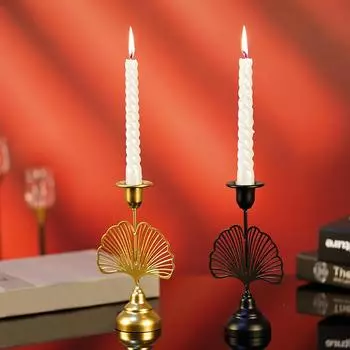 Железное искусство, изделия ручной работы, гостиная, металлический уникальный подсвечник, декоративный подсвечник, настольные украшения, украшение для дома