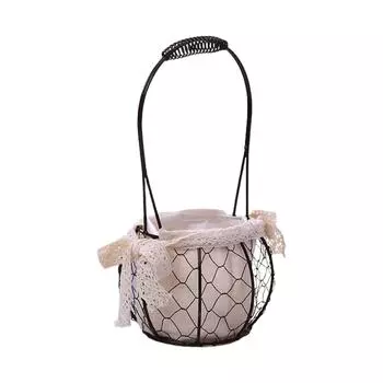 Железные цветочные корзины для свадебных сувениров Цветочные композиции Цветочные корзины Корзины с сочной зеленью