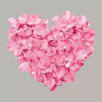 Железные нашивки на День святого Валентина, реалистичные розовые цветочные нашивки в форме сердца для одежды, моющиеся, аксессуары для одежды «сделай сам», новая теплопередача 8x7.3cm