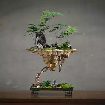 Железные подвесные цветочные горшки, украшения, украшение для дома, подвесной горшок на цепочке, украшение для сада, цветочные горшки для суккулентов из мангостина