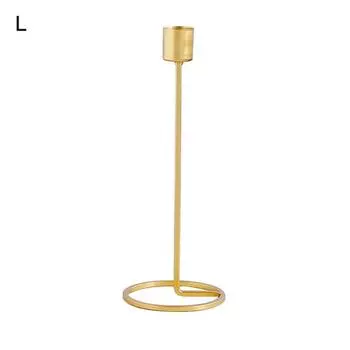 Железные ремесла одиночный подсвечник подсвечник свадебный романтический декор стола S