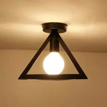 Железные светильники для прохода, коридора, балкона, потолочные светильники, светодиодные светильники в скандинавском стиле, персонализированные креативные светильники, роскошная люстра, входное освещение No light bulb