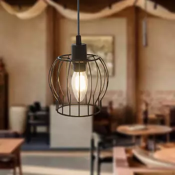 Железный Арт Абажур Подвесной Светильник Крышка Деревенский Декоративный Абажур для Спальни Домашнего Бара