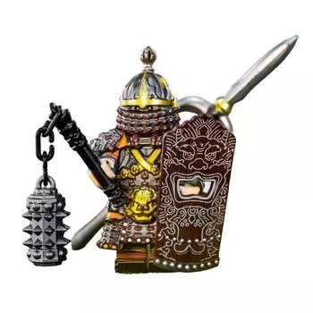 Железный буй, средневековая династия Юань, династия Цзинь, римские минифигурки, древние солдаты, доспехи, строительные блоки, игрушки Guochao, совместимые с Lego