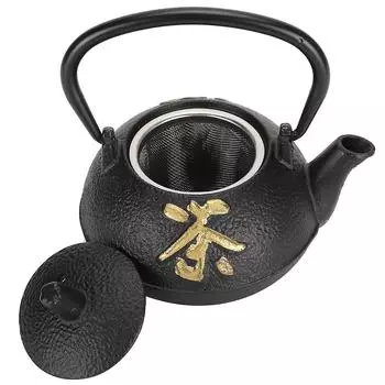 Железный чайник без покрытия с фильтром, чайный набор в стиле дзен для домашней чайной комнаты