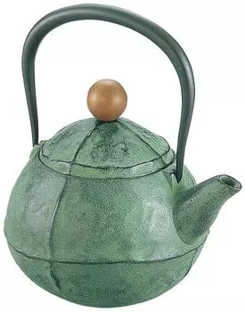 Железный чайник Ikenaga Iron Works Kurumu Green Approx. 1.0л 15.0H22.0см