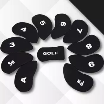 Железный чехол для гольфа, аксессуары для личных вещей, чехол для гольф-клюшки None чёрный