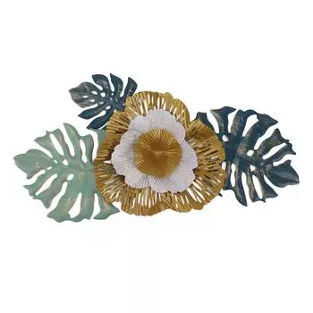 Железный цветок настенный подвесной синий современный красивый металлический цветочный настенный декор для гостиной спальни