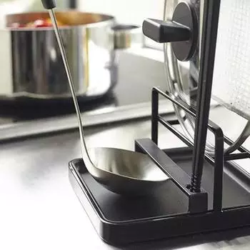 Железный держатель для разделочной доски, полка для хранения столовых приборов, подставка для хранения кухонных принадлежностей, лопатка, ложка с водой, подставка для крышки кастрюли