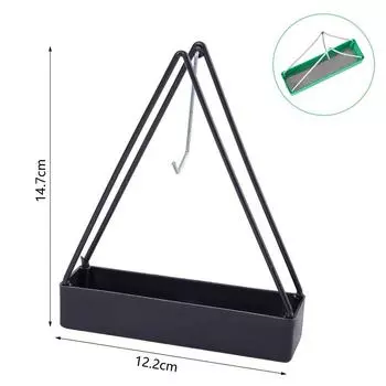 Железный держатель катушки от комаров, держатели для благовоний, треугольная съемная рамка горелки, современная репеллентная стойка для благовоний для бытовой спальни