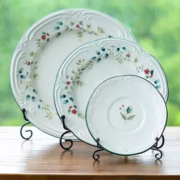 Железный мольберт Классический стенд Чаша Тарелка Искусство Фото Картина Стеллаж для хранения 10in