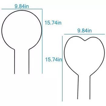 Железный садовый столбик для растений, стойка для лазания по виноградной лозе, цветочное растение, сад