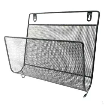 Железо Газета Книги Бумаги Открытки Стойка Держатель Организатор Настенное офисное хранение,