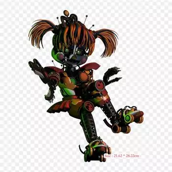 Железо-наклейки с изображением мифического существа Five Nights At Freddy s для одежды, футболка, сумка, термопереносные наклейки, железные нашивки