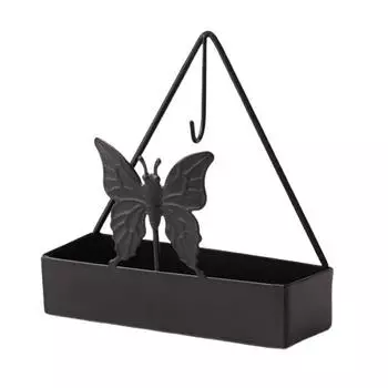 Железоотталкивающая катушка, держатель для благовоний с крючком, бабочками, листом гинкго, подставка для курильницы, поднос, портативный настольный компьютер Buttefly чёрный
