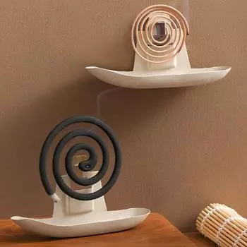 Железоотталкивающий держатель для благовоний, держатель для катушки, настенное крепление, сверхмощный металлический лоток для курильницы, портативный зольный уловитель, украшение для рабочего стола, рождественский подарок