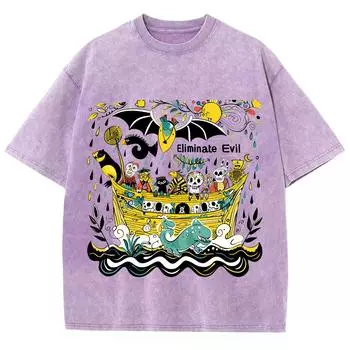 Желтая футболка с графическим принтом из мультфильмов, женская, стираная, свободного покроя, из хлопка, удобная, с короткими рукавами, для подростков S