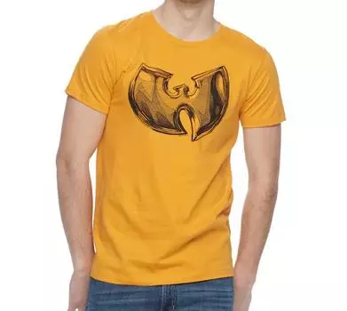 Желтая футболка унисекс Wu Tang Clan с логотипом Gza Rza Odb W S