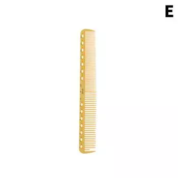 Желтая расческа для стрижки волос, профессиональная парикмахерская, расческа с острым хвостом, мужская расческа с широкими зубьями