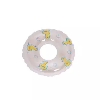 Желтая утка мини-кольца игрушка для плавания утка поплавок для купания спасательный пояс модель детский подарок