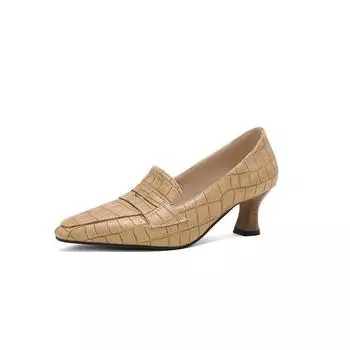 Желтые абрикосовые женские туфли-лодочки на высоком каблуке, маленький, большой размер 32 50 34 жёлтый