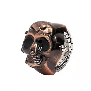 Желтые колокольчики, аналоговые часы, циферблат, эластичные регулируемые кольца на пальцах для женщин