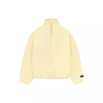 Желтые мужские нейлоновые топы Fear of God Essentials с воротником-стойкой на молнии до половины 202SP244271F XL