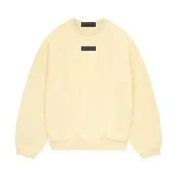 Желтые мужские топы Fear of God Essentials с круглым вырезом Garden 192SP244681F M