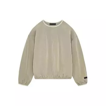 Желтые мужские топы Fear of God Essentials из мятого нейлона с круглым вырезом в саду 186SP244061F L