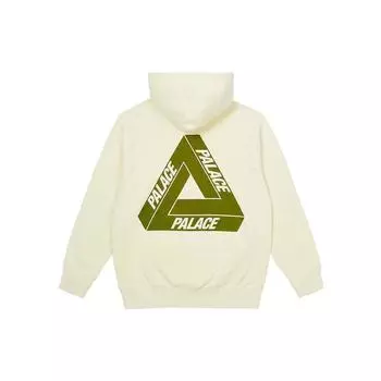 Желтые топы унисекс с капюшоном Palace Reacto Tri-Ferg P24CS077 M