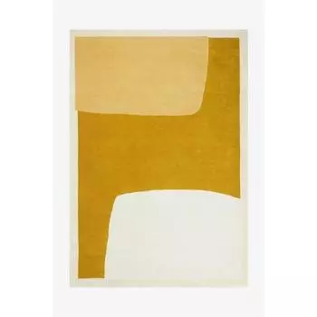 Желтый абстрактный ковер современный популярный ковер для гостиной стильный ковер для спальни коридора нескользящий напольный коврик для украшения дома ковер 40X60cm-16x24in