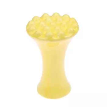 Желтый керамический инструмент для массажа лица и тела Gua Sha Board для массажа лица и подтяжки лица Gua Sha Massager