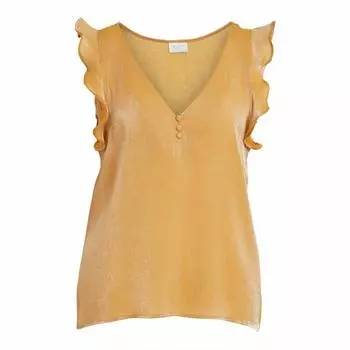 Желтый см-топ 14067188 Женщина VILA 34 жёлтый