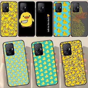 Желтый Утка для POCO X5 X3 F5 Pro X4 F4 GT M5s C40 F3 Чехол для Xiaomi 13 Lite 12 11T 12T Pro 12X Чехол POCO F4