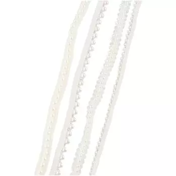 Жемчуг Рукоделие Воротник Ткань Головной убор DIY Материалы для одежды Кружевная отделка Швейные принадлежности Лента Лента #B