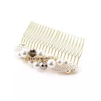 Жемчужина Японские волосы Повседневный жемчуг Сделано в канзаси Watmosphere Волосы Формальный выпускной Вход Волосы Жемчужина Шпилька, Украшение, Использование, Расческа, Япония, золотой